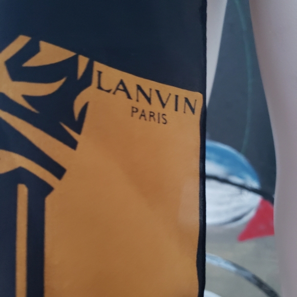 Lanvin | Long Multicoloured Silk Scarf - Picture 3 of 12